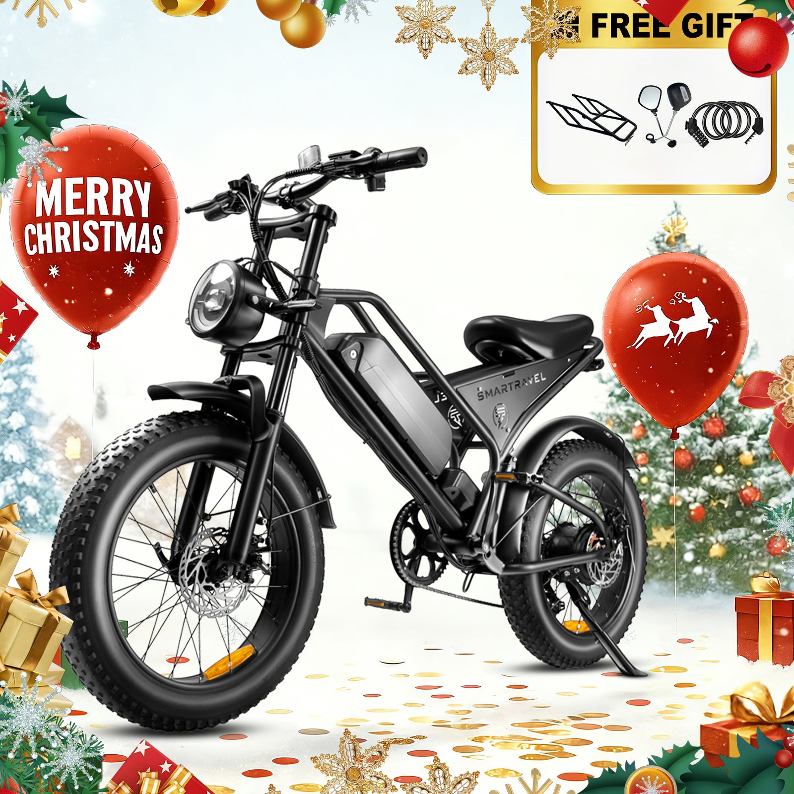 Smartravel Explorer DK401 E-Bike - EU 250W & International 1000W