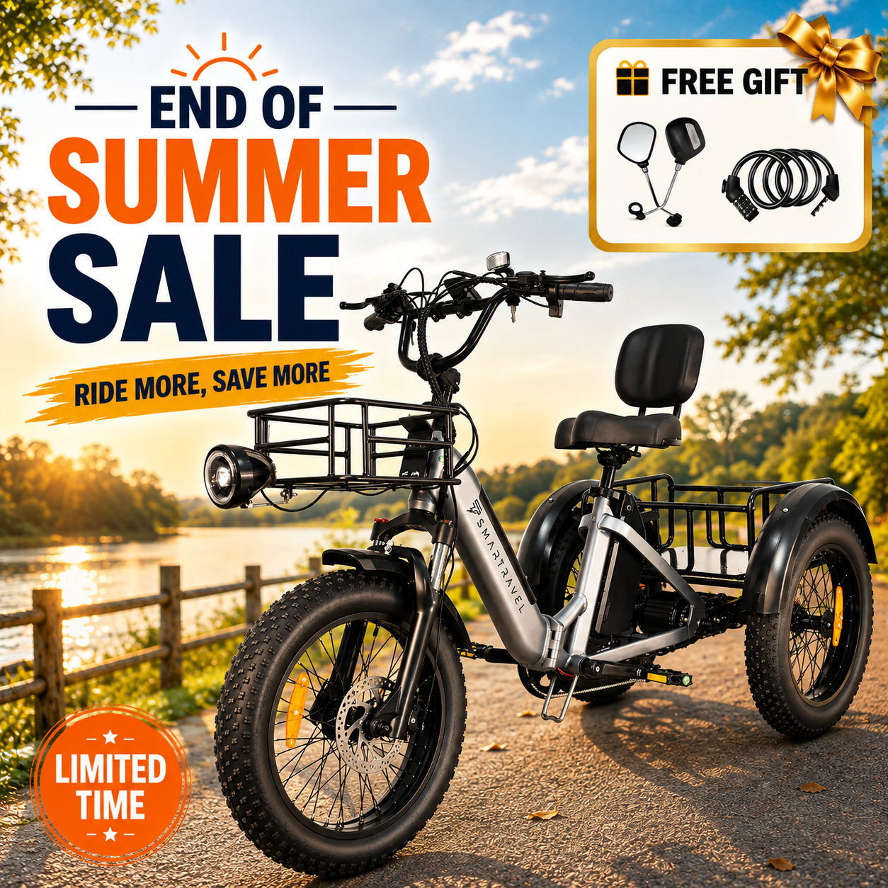 Smartravel ST301 Electric Tricycle