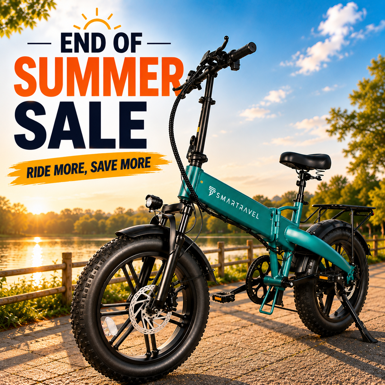 SMARTRAVEL M6 Fat Tire Folding E-Bike
