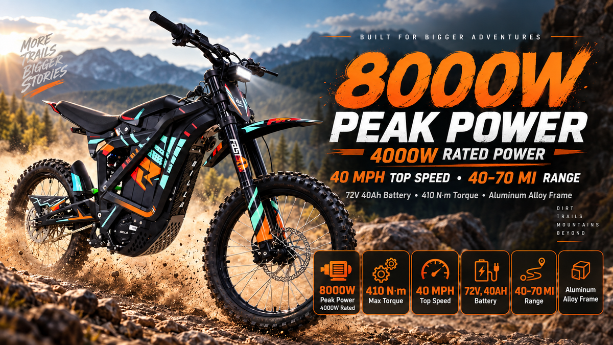 GILLA EXTREME3 Mid-Drive Off-Road Electric Dirt Bike