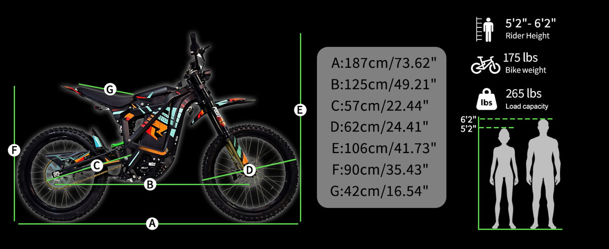 GILLA EXTREME3  Mid-Drive Off-Road  Electric Dirt Bike