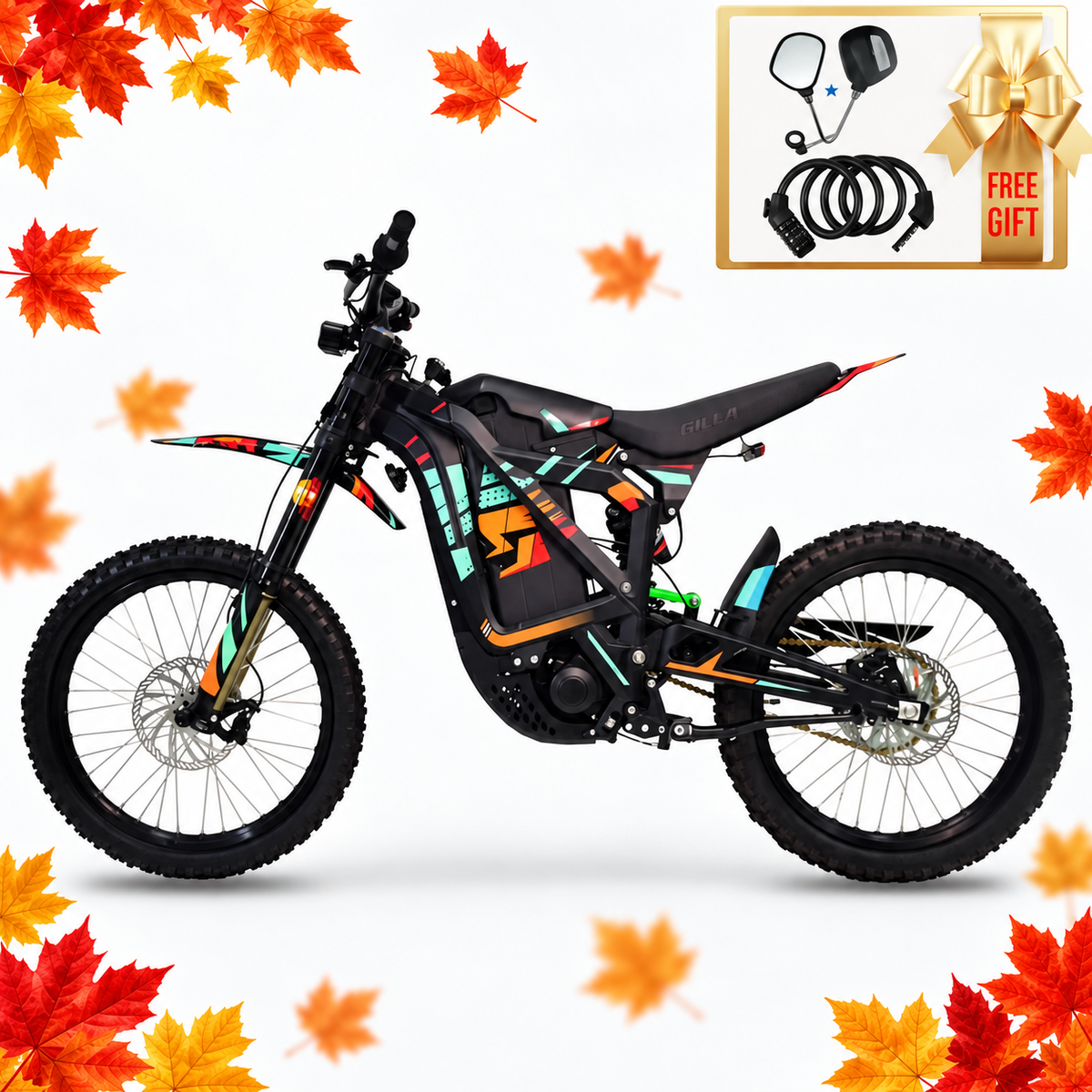 GILLA EXTREME3  Mid-Drive Off-Road  Electric Dirt Bike