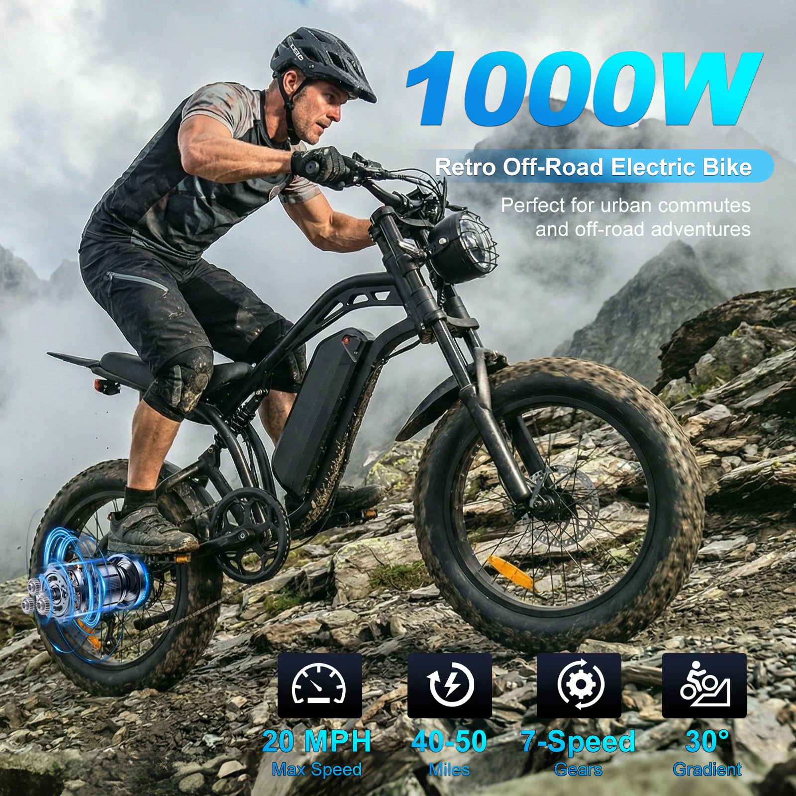 ZOONLAI M21 1000W Electric Bike