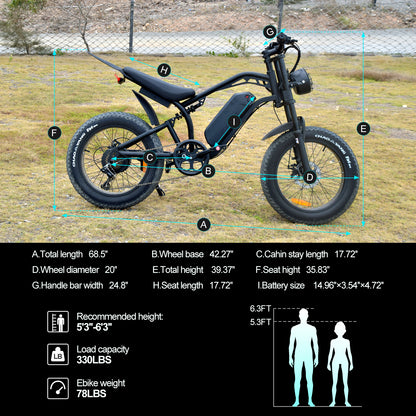 ZOONLAI M21 1000W Electric Bike