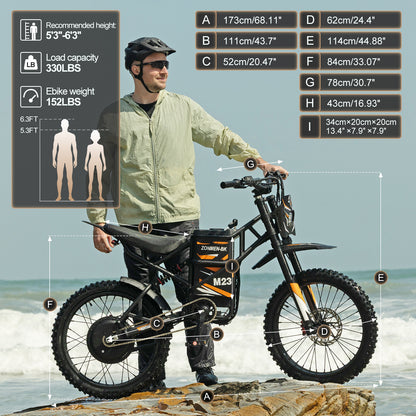 ZonMen 6500W Electric Dirt Bike M23