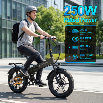 SMARTRAVEL M6 Fat Tire Folding E-Bike