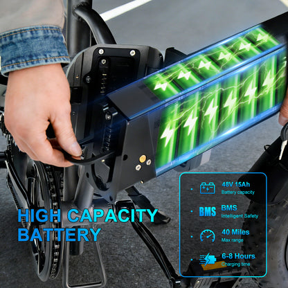 SMARTRAVEL M6 Fat Tire Folding E-Bike