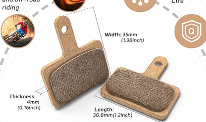 Front   Braking   pad   and   rear   braking   pad   for   Ebike   ST202